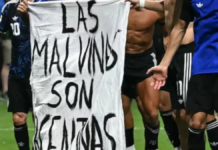 La historia detrás de la bandera de Malvinas: cómo llegó a manos de la Selección