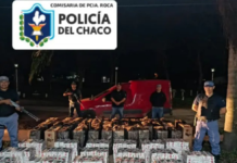Tras una persecución, abandonaron una camioneta con más de 2.700 cartones de cigarrillos de contrabando