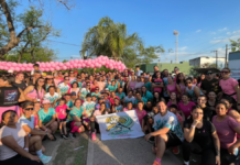 Multitudinaria convocatoria en la maratón rosa